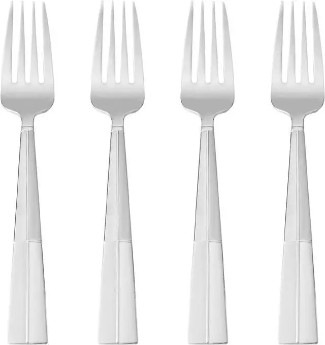 Alt view image 6 of 7 - International Silver Arabesque Frost 20-Piece Stainless Steel Flatware Set, Service for 4