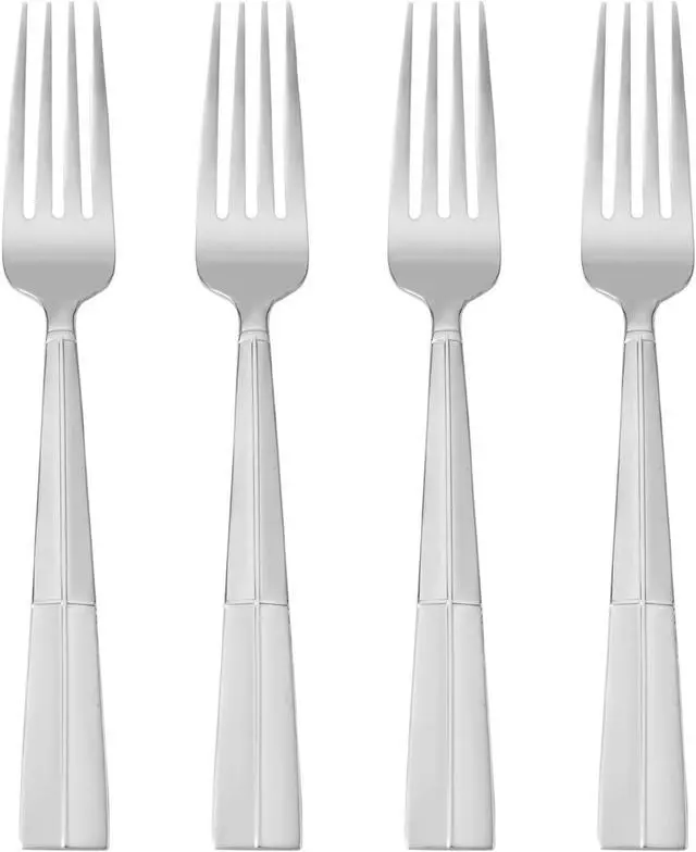 Alt view image 7 of 7 - International Silver Arabesque Frost 20-Piece Stainless Steel Flatware Set, Service for 4
