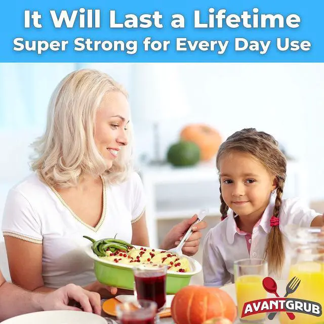 Alt view image 2 of 7 - Super Strong, Ergonomic 11 in Serving Spoon 3 Pk. Big, Slotted Stainless Steel Spoons for Cooking, Baking and Basting. Best Kitchen Flatware for Buffet and Banquet Service in Restaurants and Homes