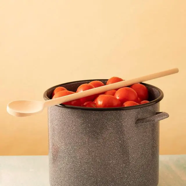 Alt view image 7 of 7 - Mr.Woodware Wooden Kitchen Utensils- 24 Inch Long Handle Beech Wood Wok Spatula and Cooking Spoon - 2 in 1 Wooden Cooking Utensils Set for Mixing in Big Stock Pots Cauldron (Spoon)