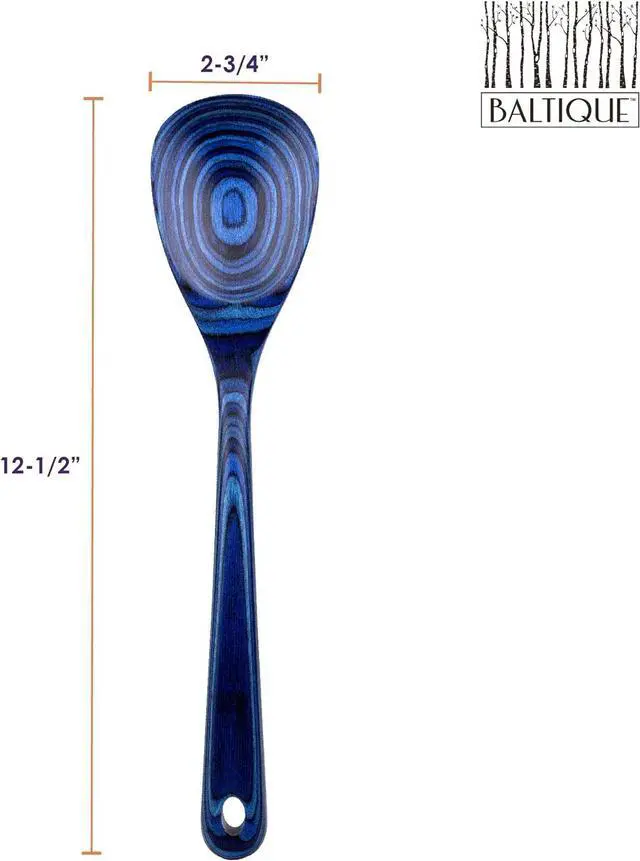Alt view image 6 of 7 - Totally Bamboo Baltique Malta Collection 12-1/2" Wooden Cooking Spoon, Safe for Nonstick