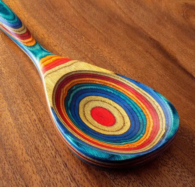 Alt view image 5 of 7 - Totally Bamboo Baltique Montego Bay Collection 12-1/2" Wooden Cooking Spoon, Safe for Nonstick