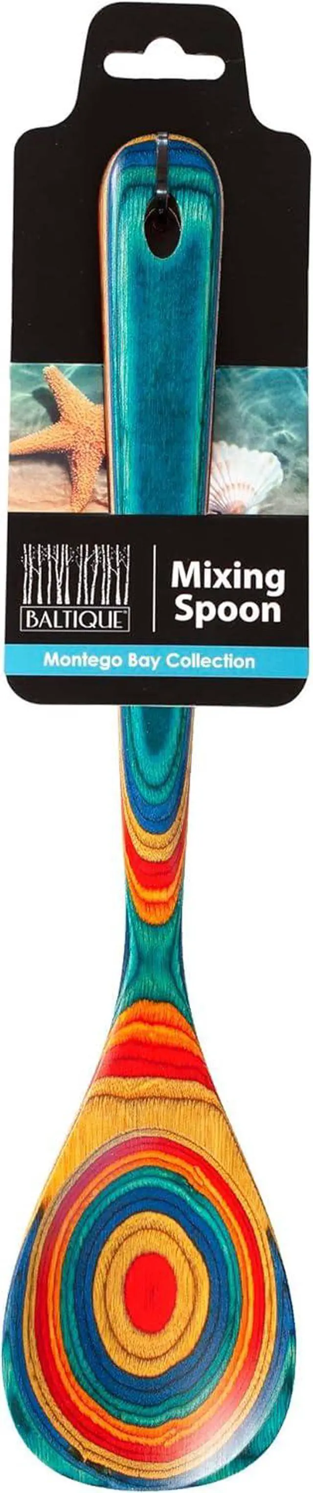 Alt view image 7 of 7 - Totally Bamboo Baltique Montego Bay Collection 12-1/2" Wooden Cooking Spoon, Safe for Nonstick