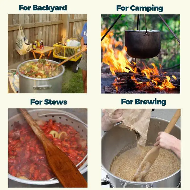 Alt view image 3 of 3 - Extra 24 Inch Large Beech Wood Stirring Paddle and 24 Inch Oval Spoon - Stirring Utensils for Cooking, Mixing, Home Brewing Stock Pots Cajun Crawfish, Seafood and Crab Pot Boil Accessories
