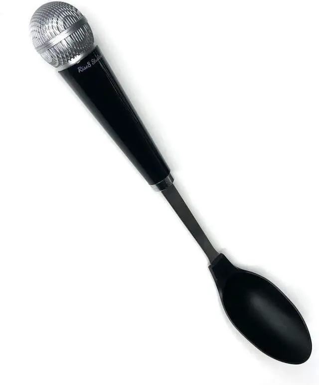 Main image of Novelty Microphone Kitchen Cooking Utensil Gift for Music Lovers and Singers (Spoon)
