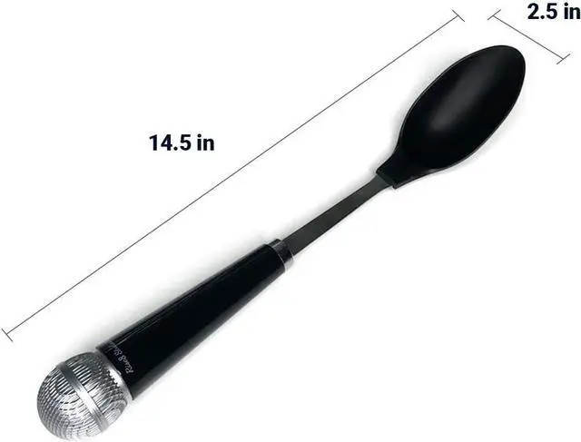 Alt view image 3 of 4 - Novelty Microphone Kitchen Cooking Utensil Gift for Music Lovers and Singers (Spoon)