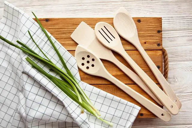 Alt view image 7 of 7 - Healthy Wooden Spoons For Cooking Set of 6. Safe and Reliable Cooking Utensils for Kitchen  100% Natural Nonstick Wood Spatula Spoon For Scraping, Stirring, Serving  Uncoated Solid Hardwood