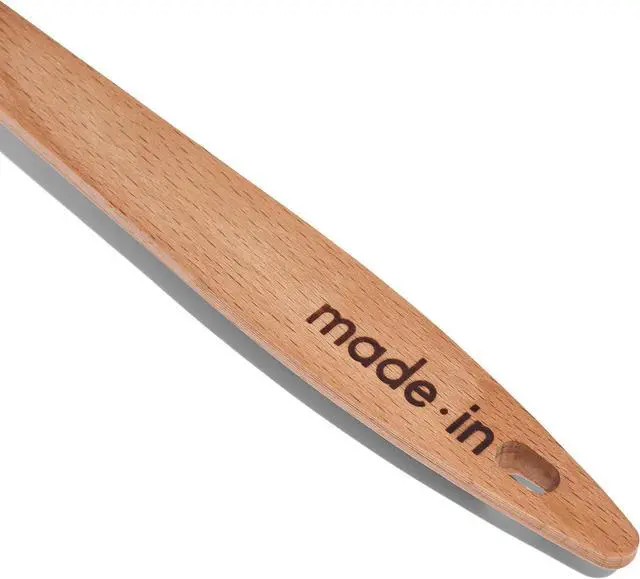 Alt view image 2 of 6 - Made In Cookware - Wooden Spoon - Handcrafted for Thorough Mixing and Gentle Cookware Care - Crafted in Hungary