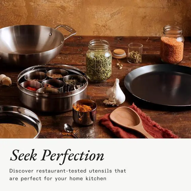 Alt view image 4 of 6 - Made In Cookware - Wooden Spoon - Handcrafted for Thorough Mixing and Gentle Cookware Care - Crafted in Hungary