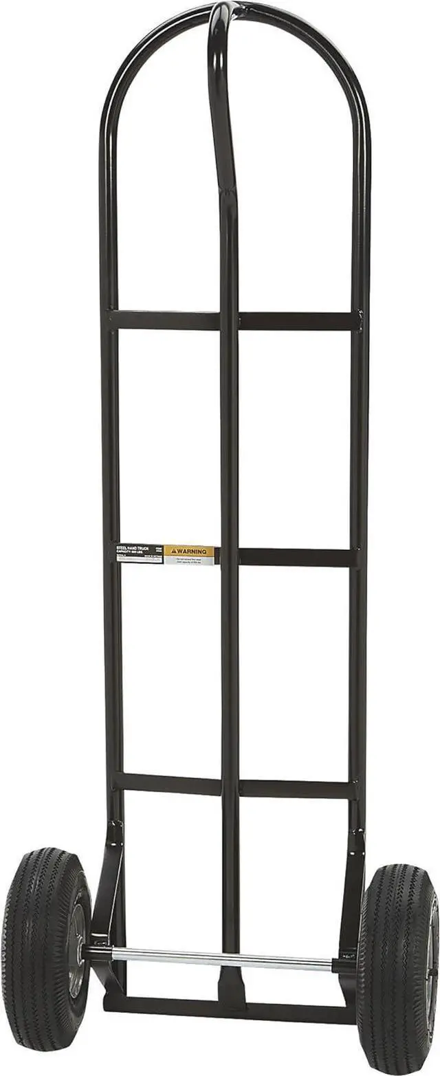 Alt view image 5 of 7 - Ironton Steel Pneumatic Hand Truck Dolly - 600-Lb. Capacity, 10in. Tires, Powder-Coat Finish