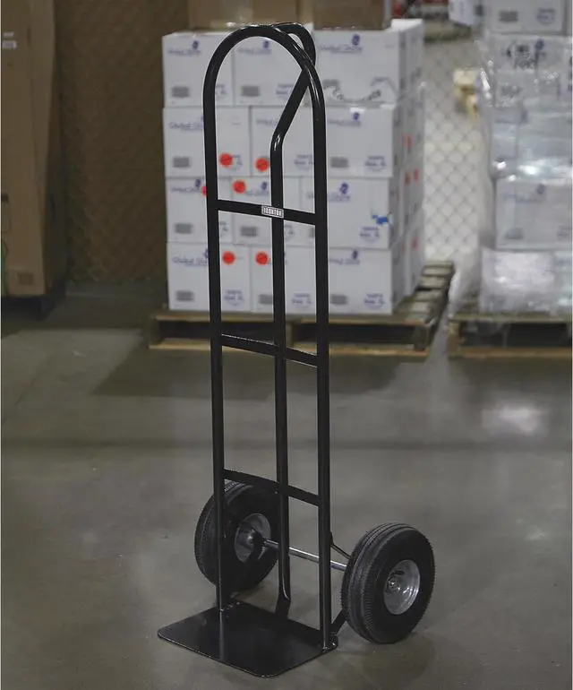 Alt view image 7 of 7 - Ironton Steel Pneumatic Hand Truck Dolly - 600-Lb. Capacity, 10in. Tires, Powder-Coat Finish