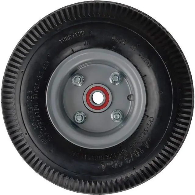 Alt view image 4 of 6 - Magline HMK15AUA4 Aluminum Hand Truck, Vertical Loop Handle, Pneumatic Wheels, 500lbs Capacity