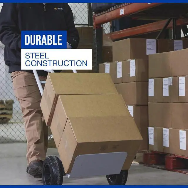 Alt view image 4 of 7 - Strongway Steel Hand Truck - 600-Lb. Capacity