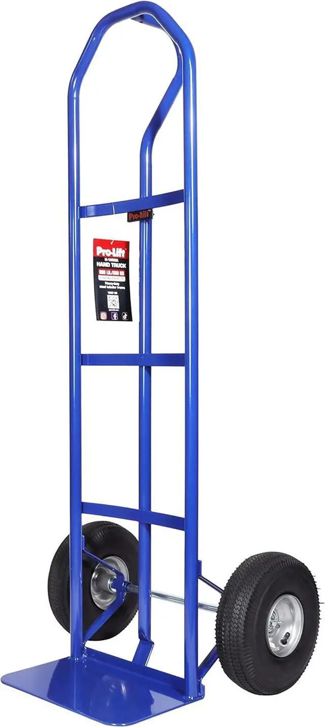 Alt view image 2 of 3 - Pro Lift Hand Trucks Heavy Duty  Industrial Dolly Cart with Vertical Loop Handle and 800 Lbs Maximum Loading Capacity