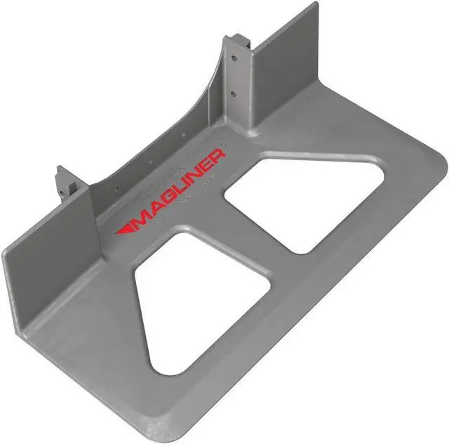 Alt view image 2 of 6 - Magliner HMK53CUA45 Aluminum Hand Truck, Curved Back Frame, 60" Single Grip Handle, 18" x 7-1/2" Aluminum Diecast Nose Plate, 500 lb Capacity