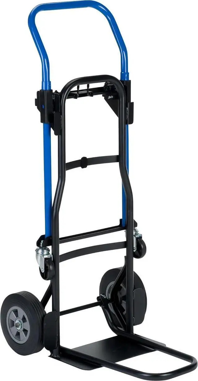 Alt view image 2 of 4 - Harper Trucks JDCJ8523EN 3-1 Quick Change Convertible Hand Truck, 500 lb, Black Frame/Blue Handle
