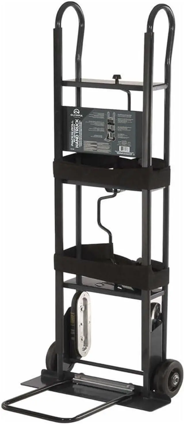Main image of Olympia Tools 800 Lb Appliance Hand Truck with Easy-to-use Belt Tightener for transport Large Appliances and Furniture