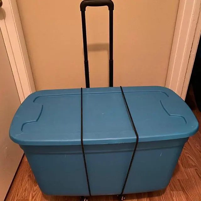 Alt view image 7 of 7 - HOZEON Folding Hand Truck, 55 Lbs 25 KG Heavy Duty Solid Construction Utility Cart with 2 Wheels Bonus Bungee Cord,Lightweight Compact Portable Fold Up Dolly for Luggage, Travel, Black