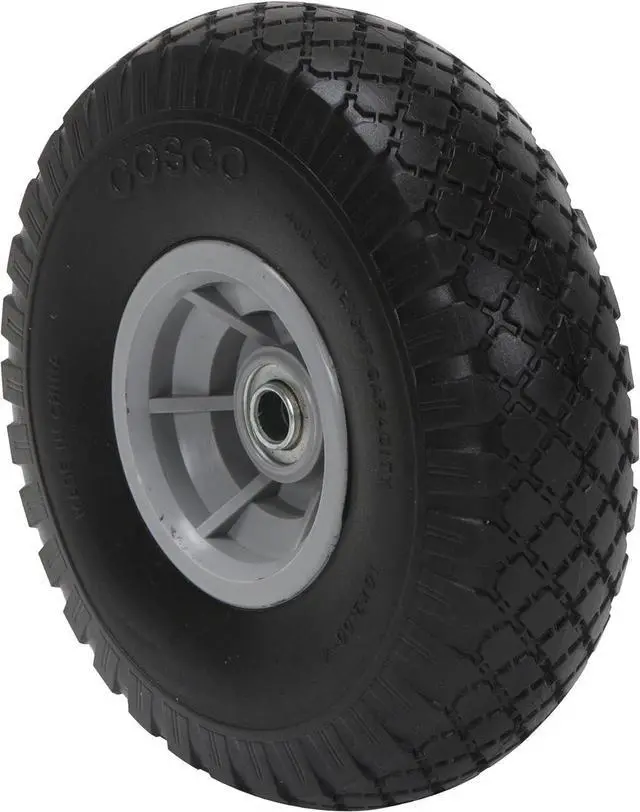 Alt view image 2 of 7 - COSCO 10-Inch Flat-Free Replacement Wheel for Hand Trucks, 2-pack