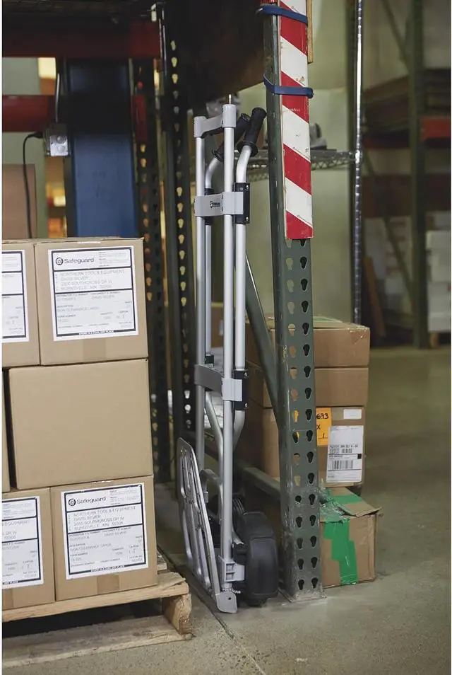 Alt view image 6 of 7 - Strongway Folding Aluminum Hand Truck - 600-Lb. Capacity