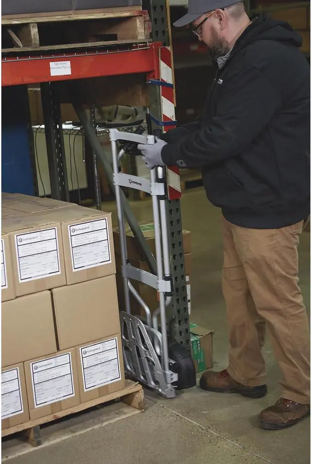 Alt view image 7 of 7 - Strongway Folding Aluminum Hand Truck - 600-Lb. Capacity