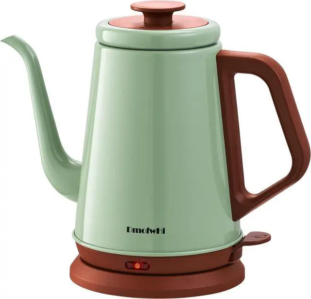 Main image of DmofwHi Gooseneck Electric Kettle(1.0L), 100% Stainless Steel BPA Free Classic Pour Over Coffee Kettle | Tea Kettle - Green