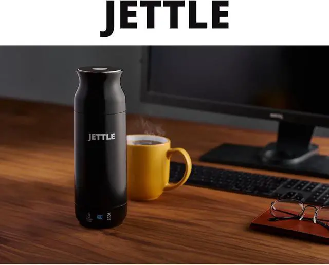 Alt view image 3 of 7 - Electric Kettle - Travel Portable Heater for Coffee Tea Milk Soup - Stainless Steel Travel Water Boiler tea pot with Temperature Control - LED - Automatic Power Off - 450ml - Kitchen Appliance