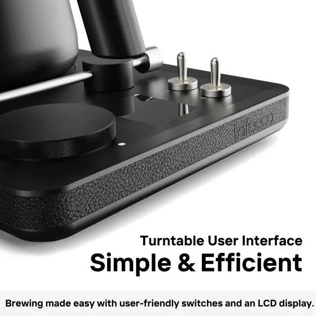 Alt view image 2 of 4 - DJ Electric Gooseneck Kettle for Pour Over Coffee & Tea - Water Boiler - Turntable Design - Quick Heating & Temperature Control - Copper