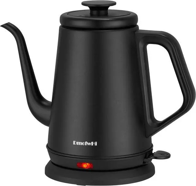 Main image of DmofwHi Gooseneck Electric Kettle(1.0L),1000W Electric Tea Kettle of 304 Stainless Steel,Auto Shut off,Water Kettle for Coffee and Tea -Matte Black