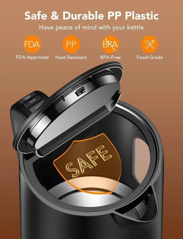 Alt view image 5 of 7 - GoveeLife Smart Kettle Temperature Control 1.7L, 1500w WiFi Tea Kettle Electric with LED Indicator Lights, Remotely Control, 2H Keep Warm, 4 Presets Hot Water Boiler for Tea & Coffee & DIY