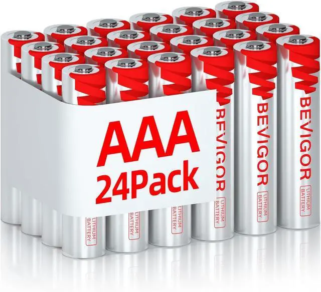 Main image of BEVIGOR AAA Lithium Batteries, 24Pack Lithium Iron Triple A Batteries, 1.5V Longer Lasting AAA Batteries for Flashlight, Toys, Remote Control, Battery of Tablet Accessories Non-Rechargeable