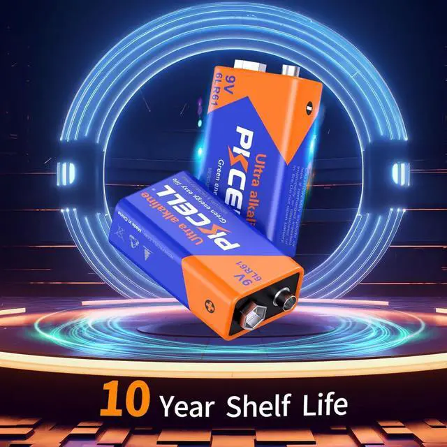 Alt view image 7 of 7 - PKCELL 52 Counts Alkaline Batteries, 16 Counts AA Batteries, 24 Counts AAA Batteries, 4 Counts C Batteries, 4 Counts D Batteries and 4 Counts 9V Batteries for Household Electronics