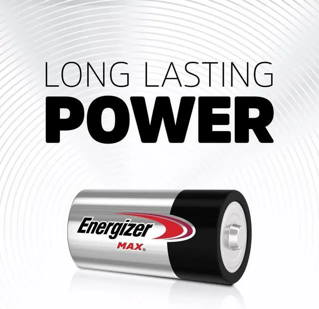 Alt view image 2 of 7 - Energizer MAX C Batteries, Premium Alkaline C Cell Batteries (8 Battery Count)