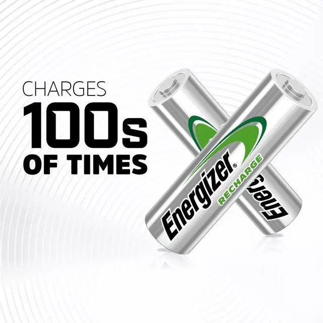Alt view image 5 of 7 - Energizer Power Plus Rechargeable AA Batteries (8 Pack), Double A Batteries