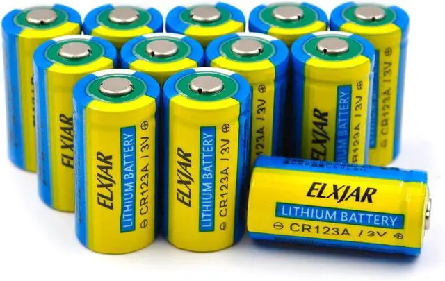 Main image of (12-Pack) CR123A Lithium Battery, 3V 1600mAh Replacement for 123A 123 C123 CR123 CR17345, Streamlight 85175 Batteries, Non-Rechargeable