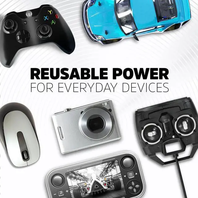 Alt view image 4 of 7 - Energizer Recharge Universal Rechargeable D Batteries, 2 Pack