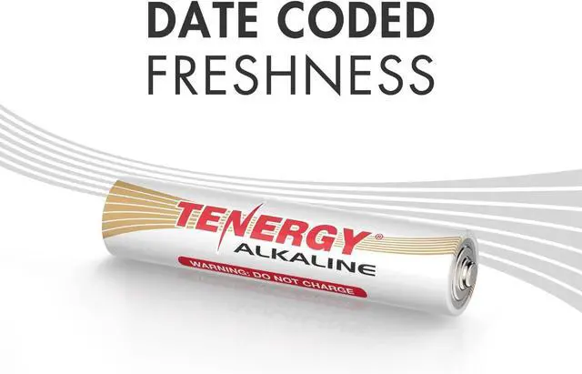 Alt view image 6 of 6 - Tenergy 1.5V AA Alkaline Battery, High Performance AA Non-Rechargeable Batteries for Clocks, Remotes, Toys & Electronic Devices, Replacement AA Cell Batteries, 100 Pack