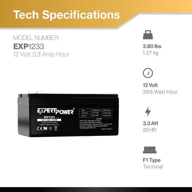 Alt view image 2 of 7 - Replacement Battery for APC Back UPS ES 350