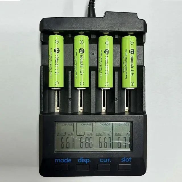 Alt view image 3 of 7 - Ni-MH Rechargeable AA Batteries, AA 600mAh 1.2V Solar Batteries for Garden Landscaping Outdoor Solar Lights, String Lights, Pathway Lights (16 Pack)