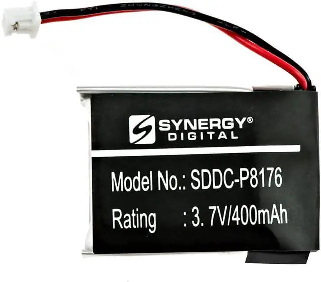 Alt view image 3 of 4 - Synergy Digital Dog Collar Battery, Compatible with Educator ET-300TS Transmitter Dog Collar, (Li-Pol, 3.7V, 400mAh) Ultra High Capacity, Replacement for Educator PL-762229, V2015-E05 Battery