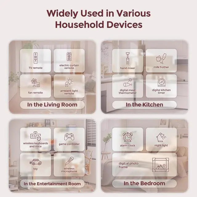 Alt view image 5 of 7 - imuto Rechargeable aa Batteries with Charger, 2500mWh aa Lithium Batteries 8 Pack, 8 Slot Storage Box Style Lithium Doube a Battery Charger, 1.5V 2A Output, 1600+ Cycle LifeCherry Blossom Pattern