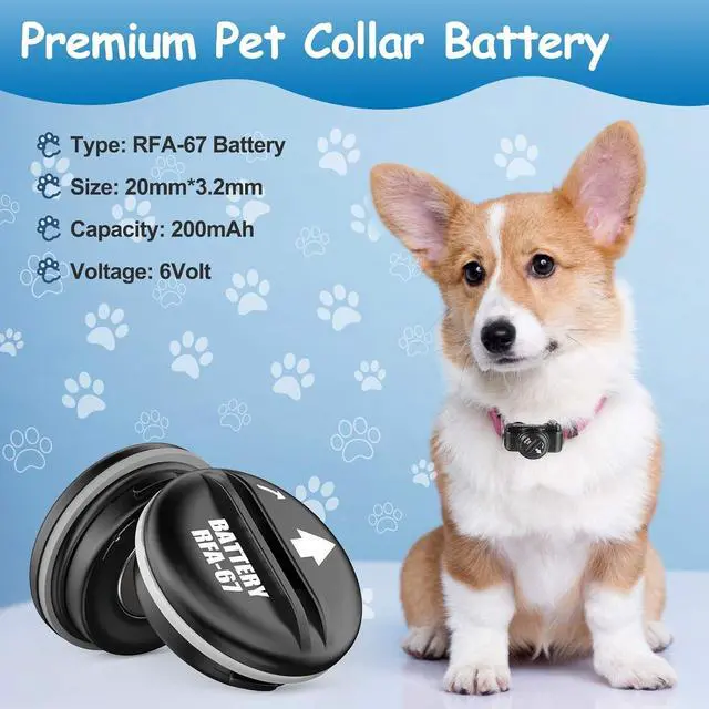 Alt view image 2 of 7 - KGC RFA-67 6 Volt Replacement Dog Collar Batteries, Ultra Fit PIF-300 RF300 PIF-275-19 PRF-3004W PUL-250 PUL-275 PIG00-13661 PBC-102, Compatible with PetSafe RFA 67 Battery (10 Pack)