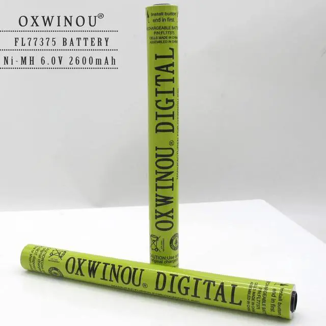 Alt view image 7 of 7 - 77375 Battery Compatible with STREAMLIGHT FLASHLIGHTS 77175 9926J SL20LP SL20L SL20XP-LED 6V 2600mAh NiMH OXWINOU Battery Stick (1-Pack)