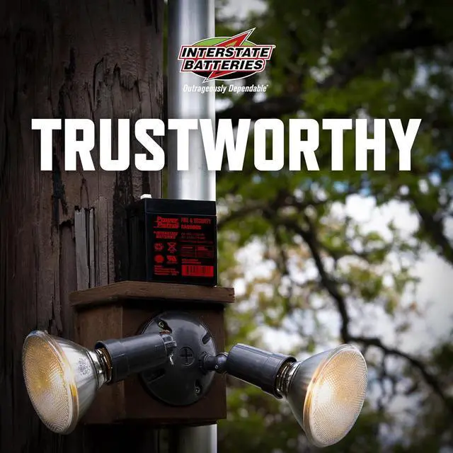 Alt view image 5 of 6 - Interstate Batteries 6V 4Ah Fire & Security Battery (F1 Terminal) SLA AGM VRLA Power Patrol Rechargeable Replacement for Fire Alarms, Security Systems, General (FAS0905)