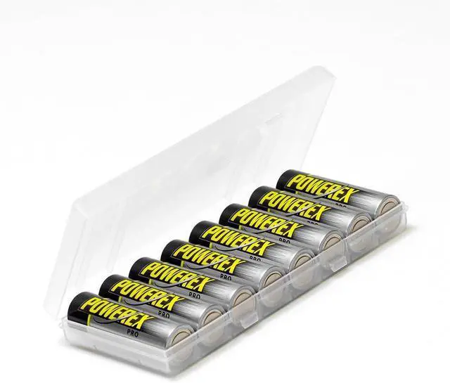 Alt view image 2 of 6 - Powerex PRO High Capacity Rechargeable AA NiMH Batteries (1.2V, 2700mAh) - 8-Pack