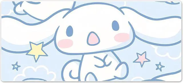 Main image of XXL Extended Gaming Mouse Pad/Mat- Large Cute Kawaii Anime Cartoon Design Mousepad for Girls and Women, Stitched Edges | 27.6"x11.8"x0.08" Dimensions (Cinnamon2)