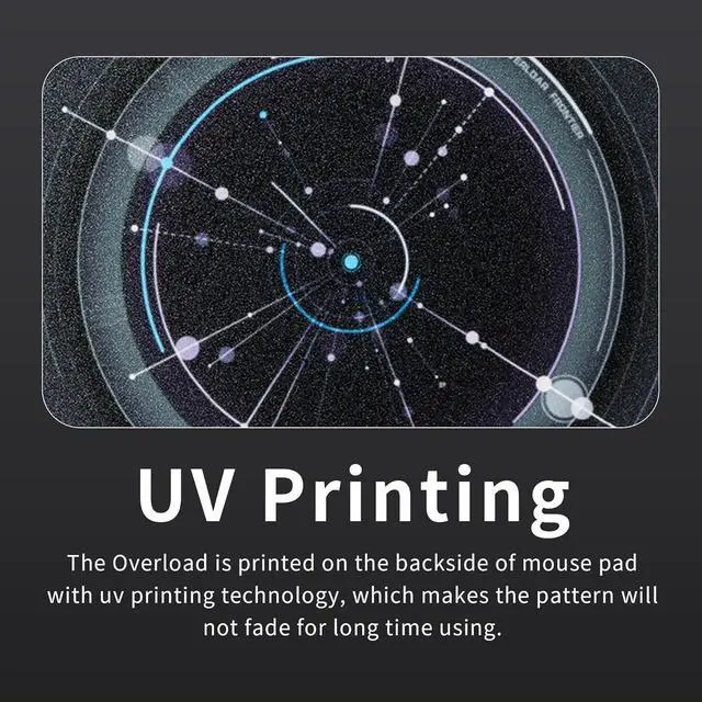 Alt view image 3 of 6 - XVX Glass Mousepad Gaming, Overload Black Tempered Glass Mouse Pads for Gaming,Professional Large Mouse Mat 410mm*310mm, Special Glass Surface with Improved Precision and Speed