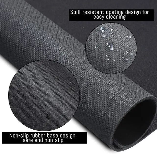 Alt view image 3 of 6 - Crtiin 50 Pack Mouse Pad Bulk Computer Mouse Pad Gaming Mousepad for Computers, Laptop, Back to School Office Graduation Gifts with Non Slip Rubber Base(9.84 x 11.81 Inch,Black)