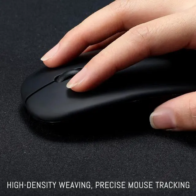 Alt view image 5 of 6 - Crtiin 50 Pack Mouse Pad Bulk Computer Mouse Pad Gaming Mousepad for Computers, Laptop, Back to School Office Graduation Gifts with Non Slip Rubber Base(9.84 x 11.81 Inch,Black)