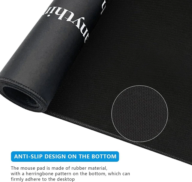 Alt view image 3 of 7 - Bible Verses Extended Mouse Pad (31.5 x 11.8/800 x 300 mm) - Philippians 4:6 Do Not Be Anxious About Anything - XL Gaming Mat with Anti-Fray Cloth and Non-Slip Base